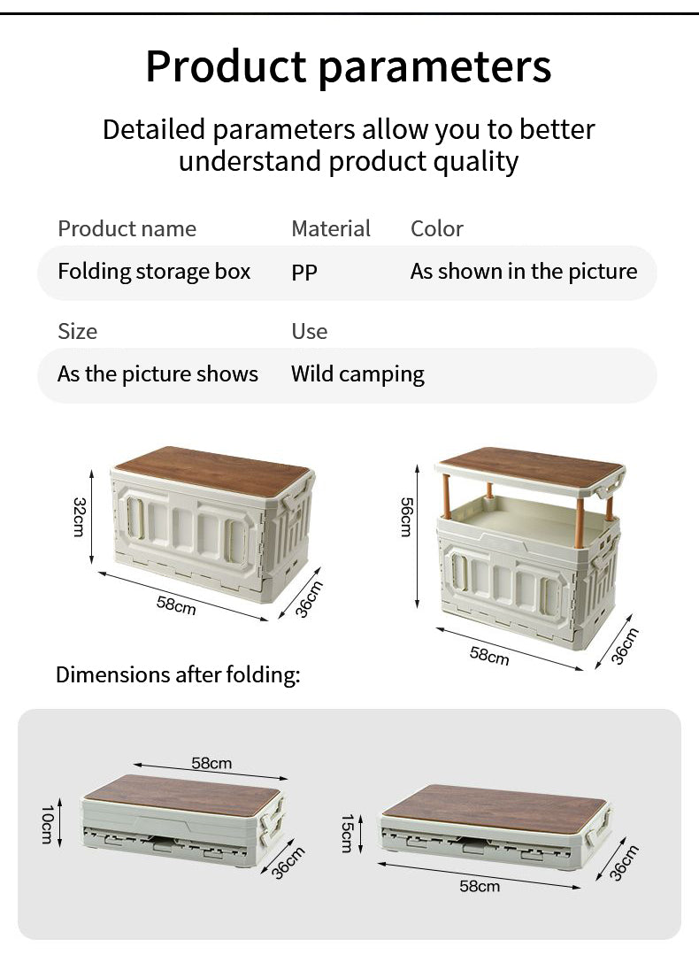 Collapsible Multi-Layer Storage Boxes